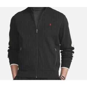 Polo Ralph Lauren Full Zip Sweatshirt Men's XXL Black Logo Performance